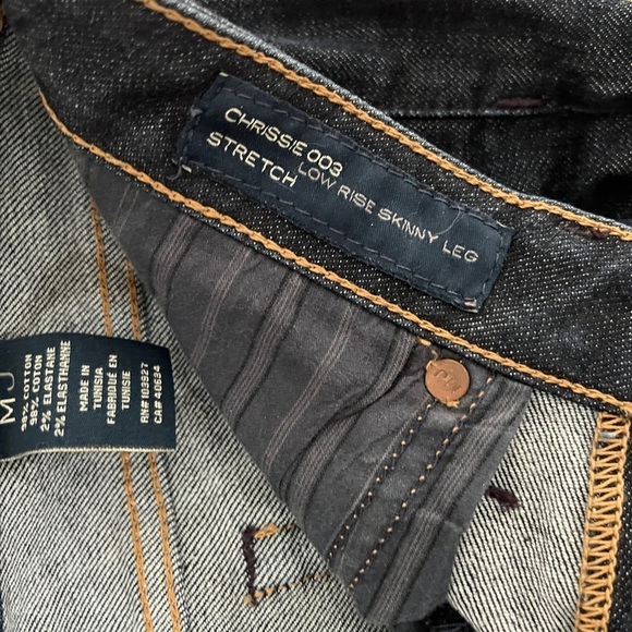 Marc Jacobs Chrissie 003 Low Rise Skinny Stretch Denim Jeans Sz 28 DarkBlue *P12 - Picture 8 of 8